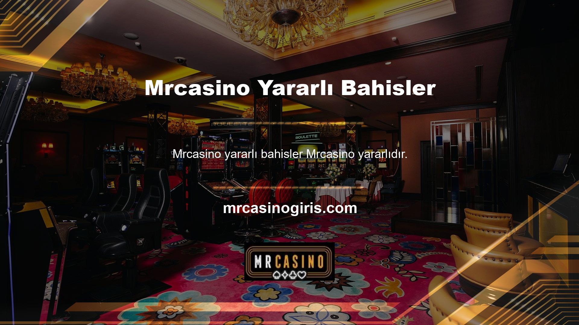 Mrcasino Live Betting, oyunculara sunulan hizmetler açısından çok destekleyicidir
